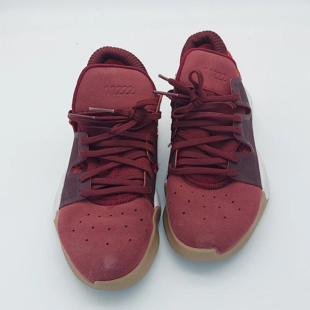 ADIDAS PRO VISION - 11222  BURGUNDY Red Youth‎ Boys Basketball Shoes SIZE 4.5